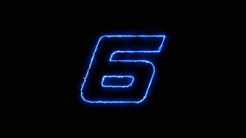 Neon countdown timer animation. vd 73 Stock Footage 224616001