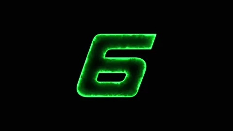 Neon countdown timer animation. vd 74 Video stock 224616002