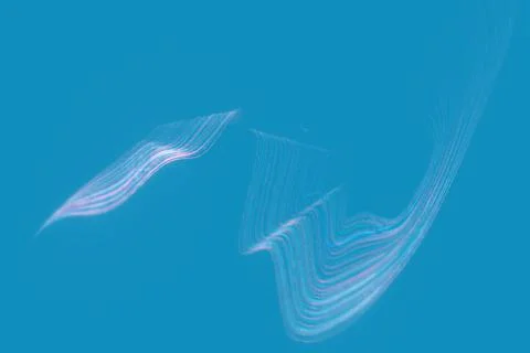 Neon creative lines on blue background. Stock Illustration