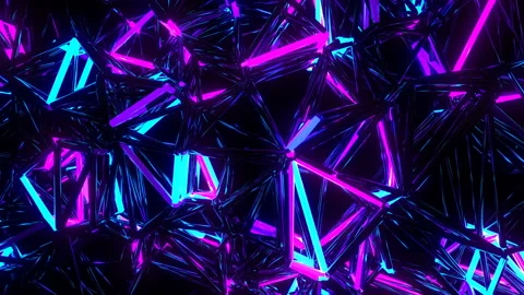 Neon crystal Stock Footage 170020417
