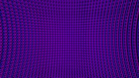 Neon cubes background animated in waves. VJ seamless loop Stock Footage 156023886