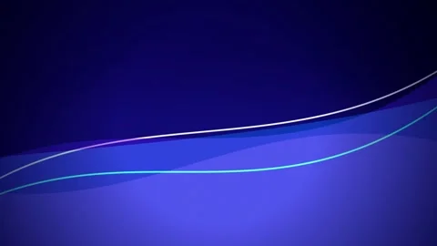 Neon curved lines and wavy shapes flow in a seamless loop Stock Footage 341402013
