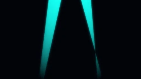 Neon Cyan Light Beams Vertical Motion Graphics Loop Stock Footage 341844530