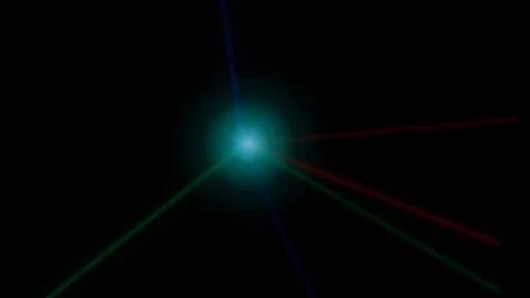 Neon cyan rgb split overlay for chromatic effect. Video overlay 스톡 동영상 342623180