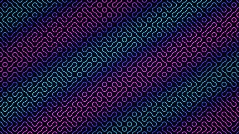 Neon cyber circuit pattern Stock Footage 340333747