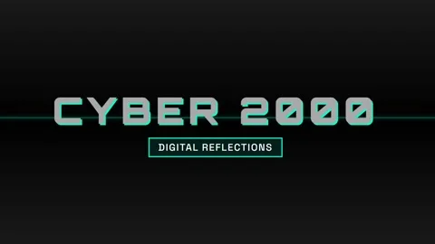 Neon Cyberglow Text: Retro Future Technology Background for Digital Screens Stock Footage 337503257