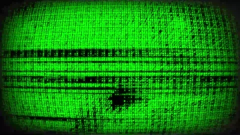 Neon Cyberpunk Digital Noise Loop Stock Footage 322608367