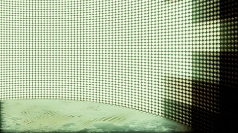 Neon Cyberpunk Virtual Reality Grid Data Mesh VJ Background Stock-Footage 339272025