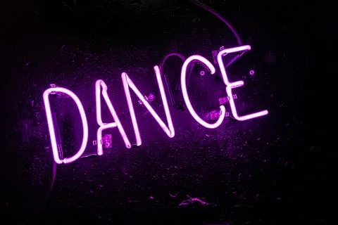 Neon Dance Stock Photos