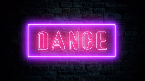 Neon. Dancer Stock Footage 122640426