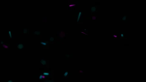 Neon dancing.Blue electrons moving through it. Loopable. Futuristic background Stock Footage 101487386