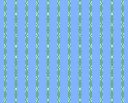Neon deep ether leafy outline texture tile pattern with ice mist, sky wash,.. Stock Illustration