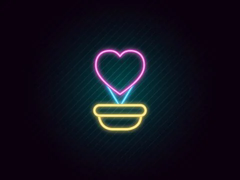 Neon Design Illustration Stock Illustration