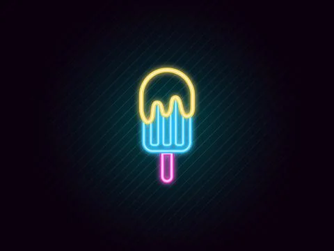 Neon Design Illustration Stock Illustration