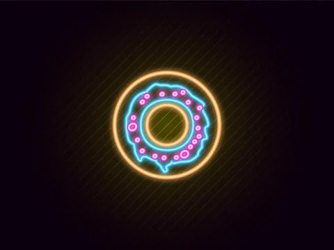 Neon Design Illustration Stock Illustration