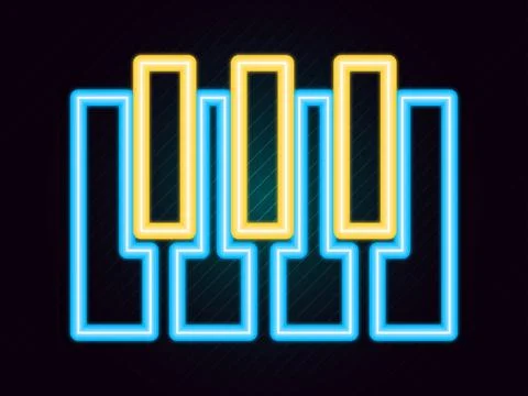 Neon Design Illustration Stock Illustration