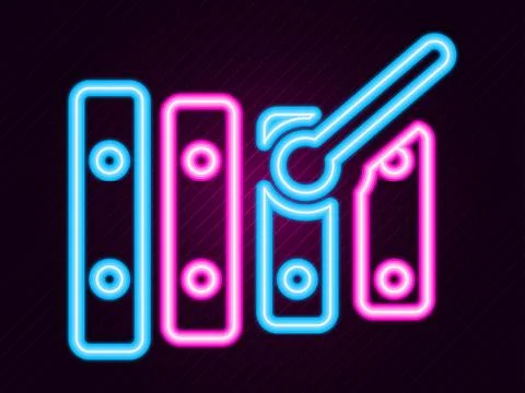 Neon Design Illustration Stock Illustration