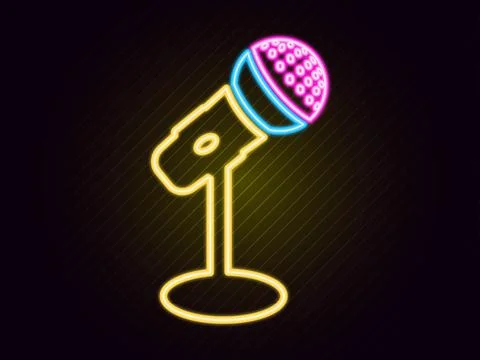 Neon Design Illustration Stock Illustration