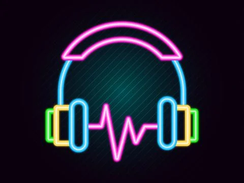 Neon Design Illustration Stock Illustration
