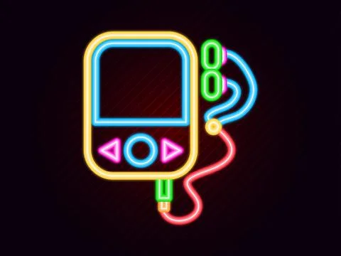 Neon Design Illustration Stock Illustration