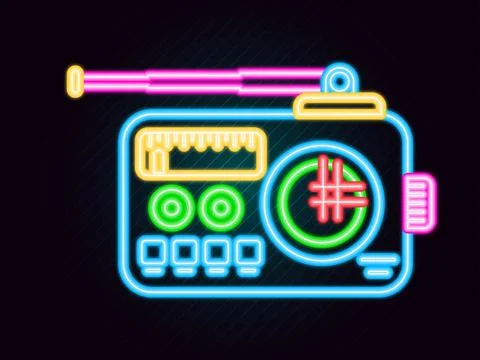 Neon Design Illustration Stock Illustration
