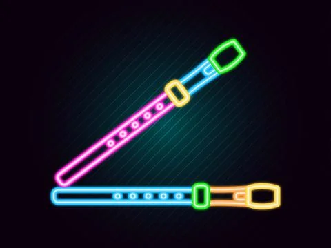 Neon Design Illustration Stock Illustration