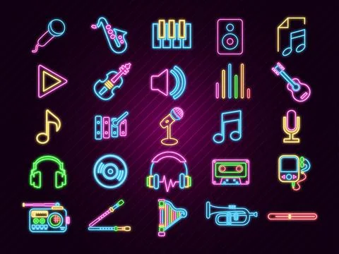 Neon Design Illustration Stock Illustration