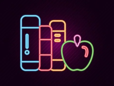 Neon Design Illustration Stock Illustration