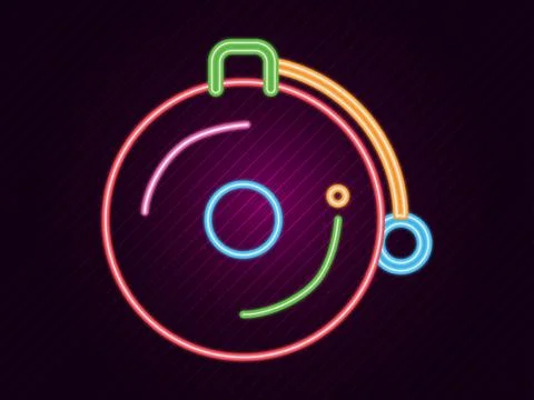Neon Design Illustration Stock Illustration
