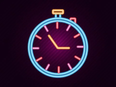 Neon Design Illustration Stock Illustration
