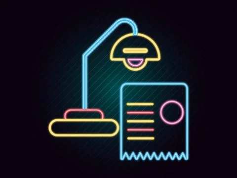 Neon Design Illustration Stock Illustration