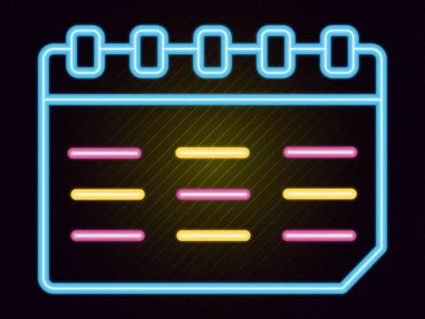 Neon Design Illustration Stock Illustration