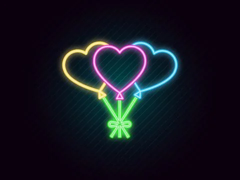 Neon Design Illustration Stock Illustration