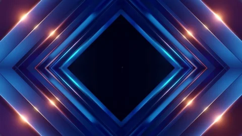 Neon Diamond Glow Stock Footage 264298528