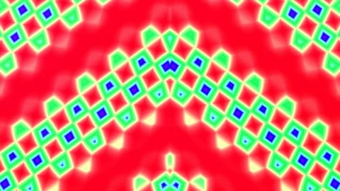 Neon Diamond Pattern Abstract Loop Background Stock Footage 334978882