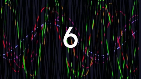 Neon digital abstract background with flowing data streams and vibrant ener.. Stock Footage 342094793