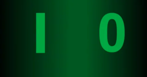 Neon Digital backgroundbinary background. Seamless loop 4k background for Stock Footage 130916864