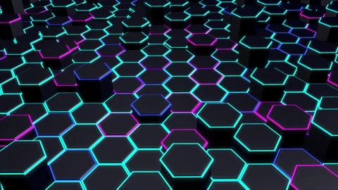 Neon disco background. Loop Stock Footage 292783702