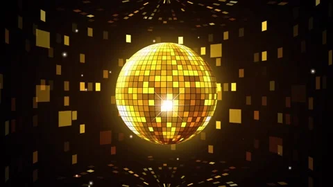 Neon disco ball  Stock Footage 211684158