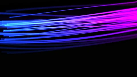 Neon disco purple abstract lines Stock Footage 164822697