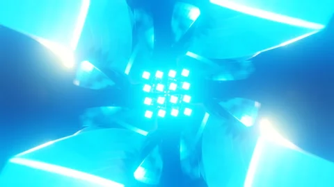 Neon disco strobes dance in this VJ loop backdrop. Stock Footage 250324117