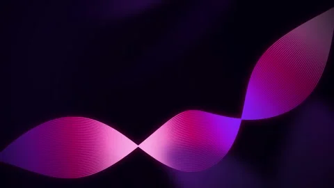 Neon DNA ribbon twisting seamless loop motion background Stock Footage 343628094