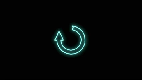 Neon doodle arrow 18 Stock Footage 230123493