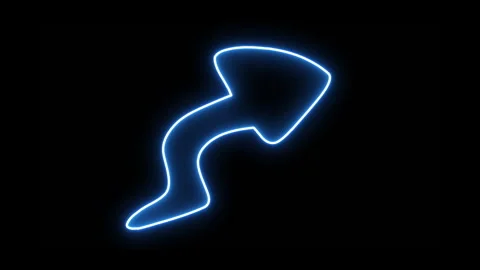 Neon Doodle Arrow 스톡 동영상 265909042