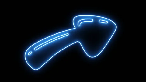 Neon Doodle Arrow Video stock 265953137