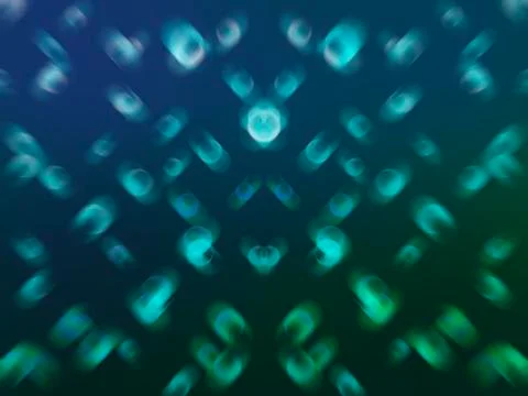 Neon dots. abstract blue background 库存插图
