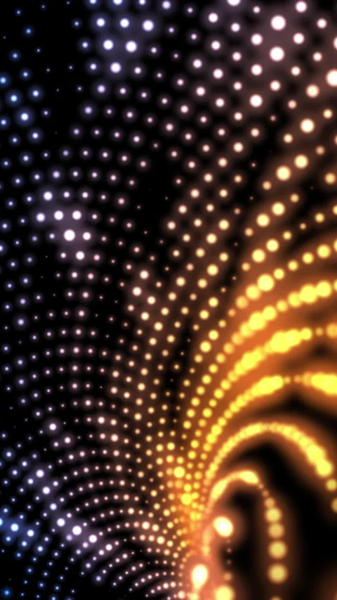 Neon Dots Light Background. 4K vertical video Stock Footage 316836316