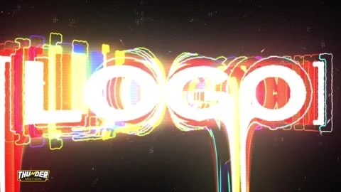 Neon Drip Logo Reveal Stock After Effects
