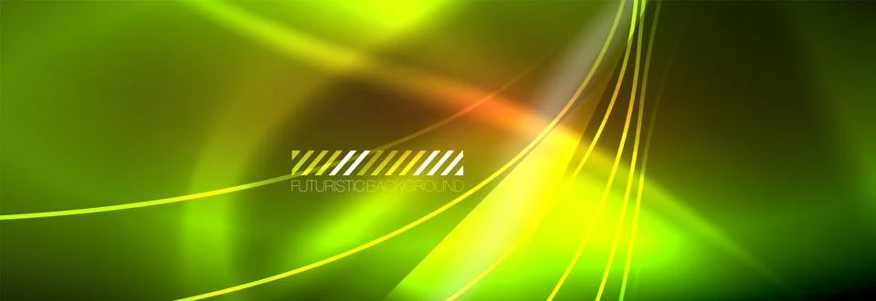 Neon dynamic beams vector abstract wallpaper background. Wallpaper background 스톡 일러스트