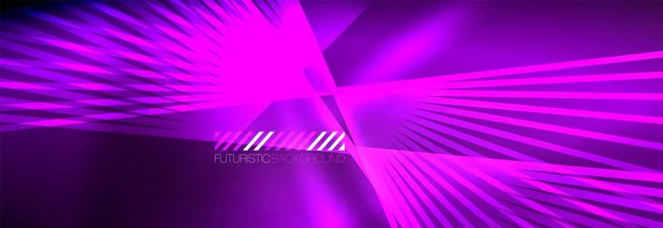Neon dynamic beams vector abstract wallpaper background. Wallpaper background イラスト素材
